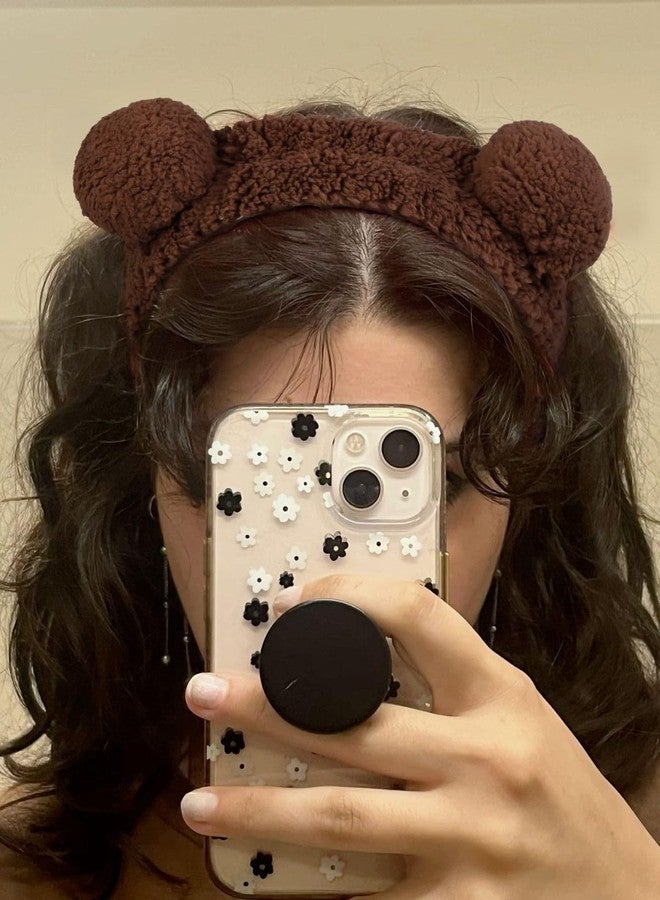 AIBFRID 6PCS Animal Ear Spa Headbands Face Wash Headband Cute Make Up Hairband Fuzzy Cat Head Band Soft Skincare Hair Accessories for Women Girls - Image 2